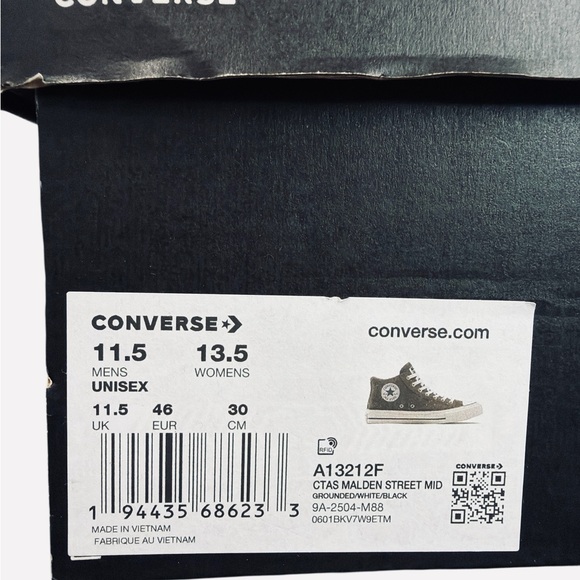 Converse CTAS High Top Shoes Sneaker Brown Canvas A13212F Mens Size 11.5 - Picture 11 of 11